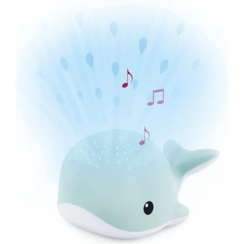 Veilleuse projecteur Wally la baleine bleu de la marque Zazu Kids Veilleuse projecteur Wally la baleine bleu de la marque Zazu Kids
