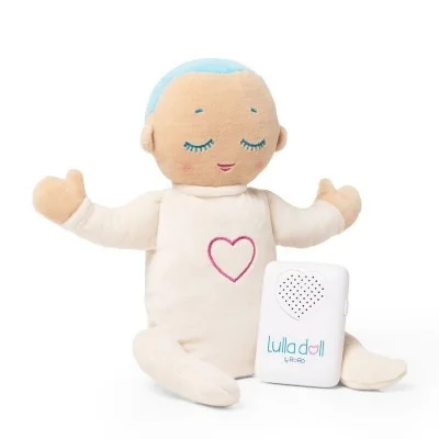 Poupée d'endormissement Lulla doll - bleu ciel