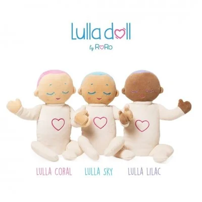 Différentes couleurs de la Poupée d'endormissement Lulla doll - lilas Différentes couleurs de la Poupée d'endormissement Lulla doll - lilas