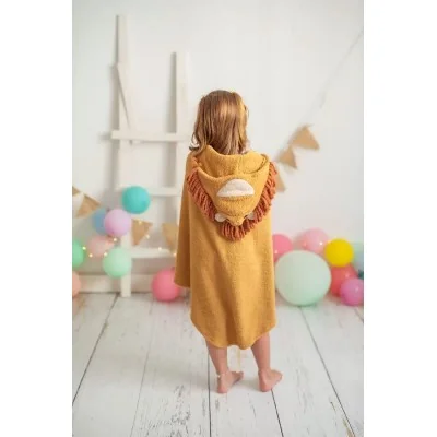 Cape de bain lion signée Crochetts Cape de bain lion signée Crochetts