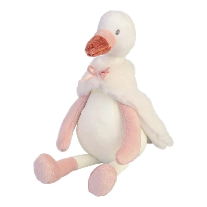 Peluche cygne Swizzle - 31 cm signée Happy Horse