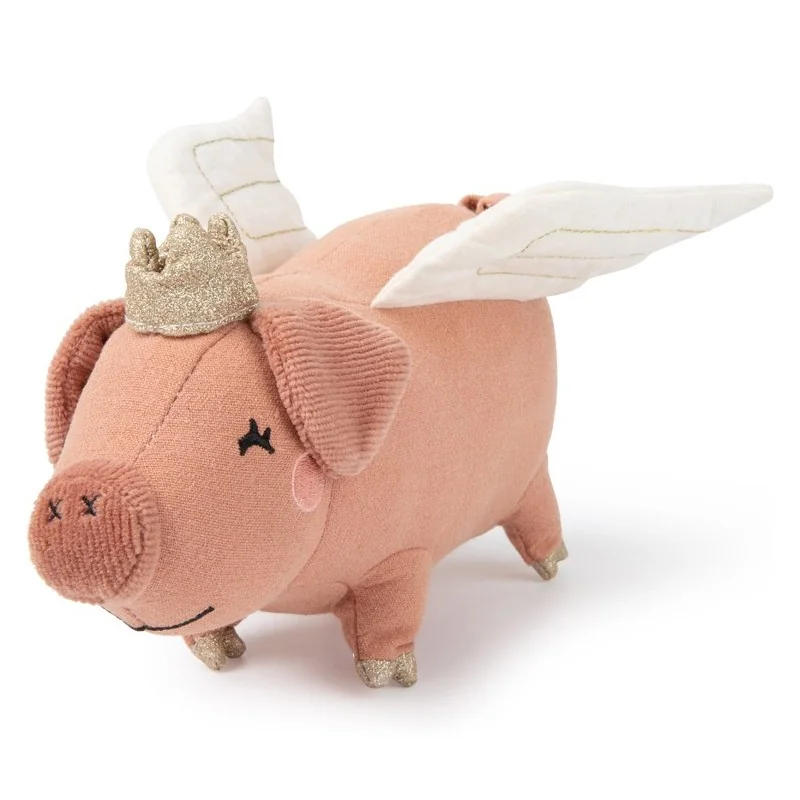 Peluche cochon volant Marley McFly - 20 cm signée Picca Loulou Peluche cochon volant Marley McFly - 20 cm signée Picca Loulou