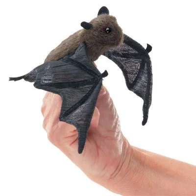 Mini marionnette Chauve-souris signée Folkmanis Mini marionnette Chauve-souris signée Folkmanis