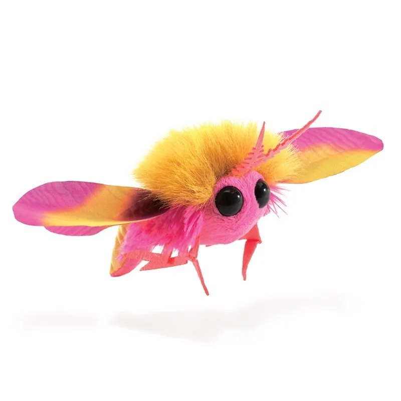 Marionnette à doigt Papillon de nuit Anisote de l'érable signée Folkmanis Marionnette à doigt Papillon de nuit Anisote de l'érable signée Folkmanis