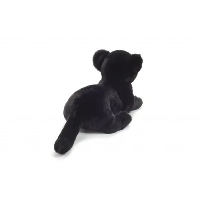 Peluche bébé panthère allongé - 30 cm de la collection Hermann Teddy, vude de dos