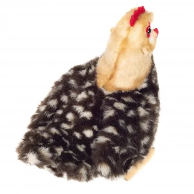 Poule debout - 24 cm signée Teddy Hermann, vue de dessus
