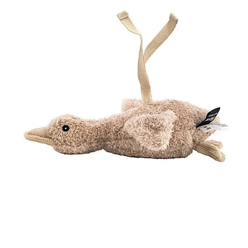 Peluche bruit blanc Liva l’oie beige signée Flow Amsterdam - modèle nomade à suspendre Peluche bruit blanc Liva l’oie beige signée Flow Amsterdam - modèle nomade à suspendre