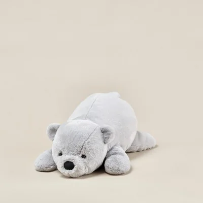 Peluche ours gris - 55 cm signée Lilla och stora björn