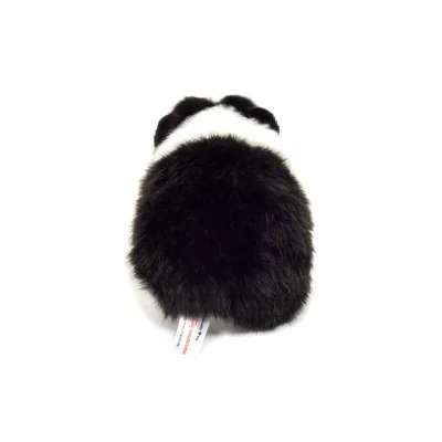 Peluche cochon d'Inde noir et blanc - 20 cm signée Teddy Hermann, vue de dos Peluche cochon d'Inde noir et blanc - 20 cm signée Teddy Hermann, vue de dos