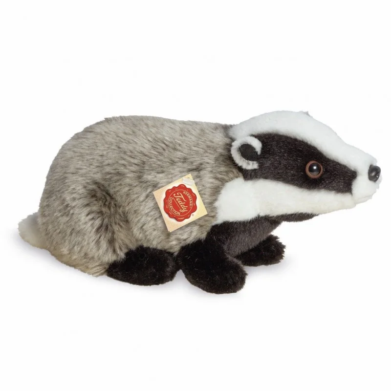 Peluche blaireau - 30 cm signée Teddy Hermann