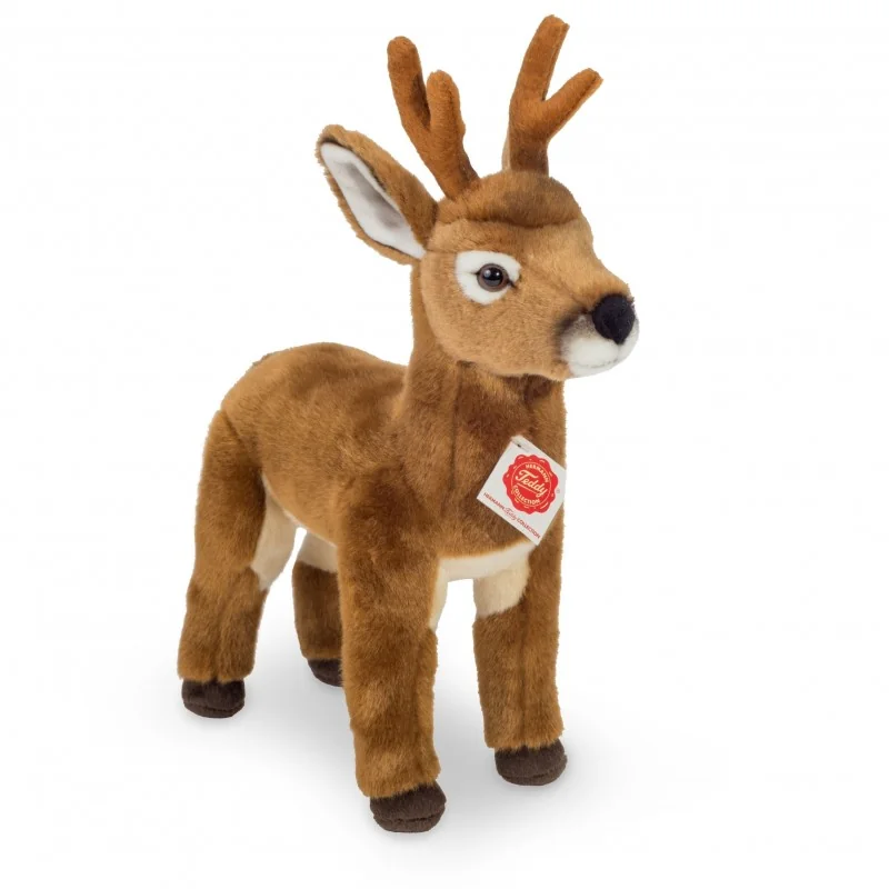 Peluche chevreuil - 30 cm signée Teddy Hermann Peluche chevreuil - 30 cm signée Teddy Hermann