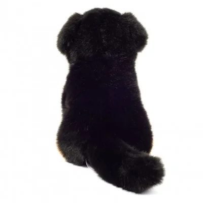 Peluche bouvier bernois assis - 21 cm signée Teddy Hermann, vue de dos