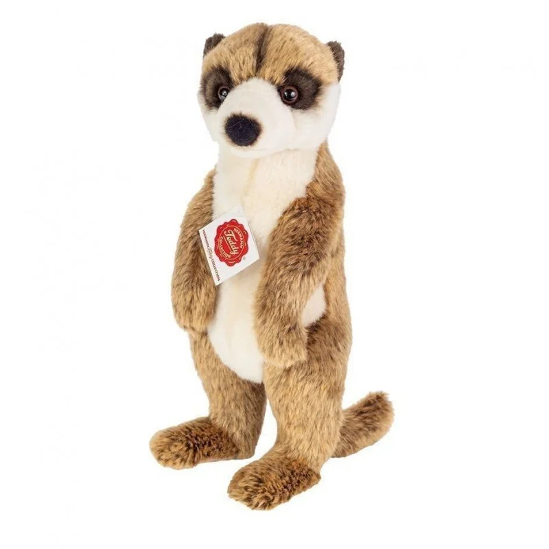 Peluche quricate debout - 29 cm signée Teddy Hermann