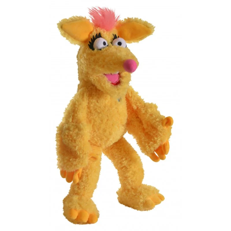 Peluche marionnette Woozle Goozle Jaune - 45 cm signée Living Puppets Peluche marionnette Woozle Goozle Jaune - 45 cm signée Living Puppets