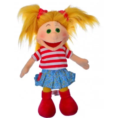 Peluche marionnette Gisell - 35 cm signée Living Puppets