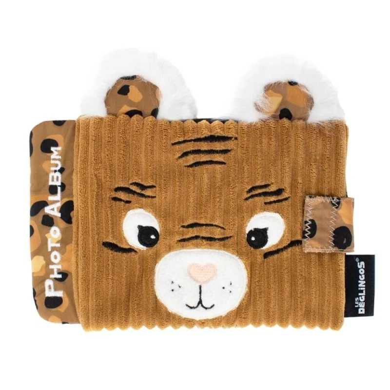 Album Photo bébé en tissu Spéculos le tigre signée Les Déglingos Album Photo bébé en tissu Spéculos le tigre signée Les Déglingos