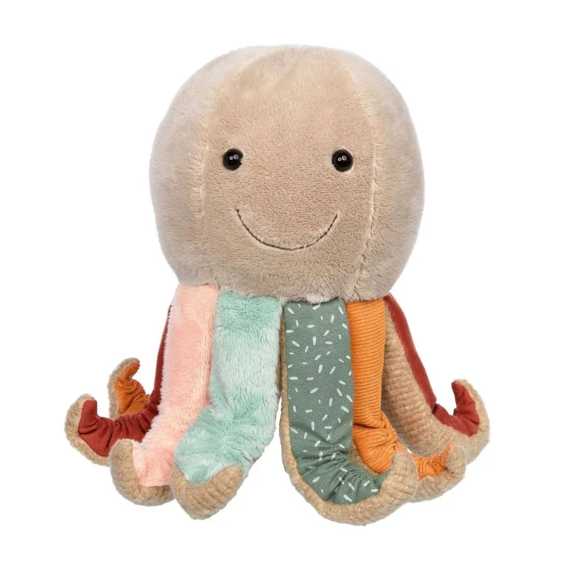 Doudou pieuvre Patchwork Sweety signé Sigikid