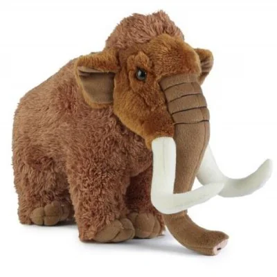 Peluche mammouth laineux - 36 cm signéé Living Nature