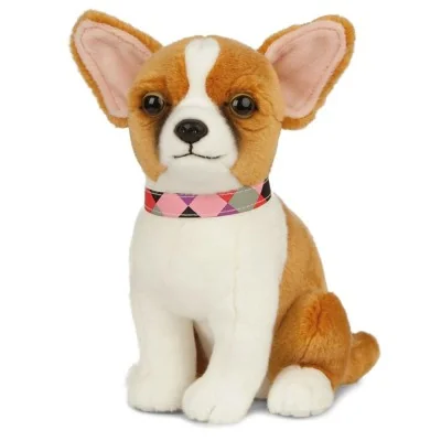 Peluche Chihuahua - 26 cm signée Living Nature