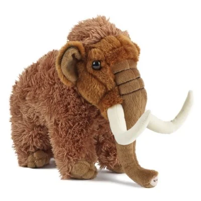 Peluche mammouth laineux - 26 cm signée Living Nature
