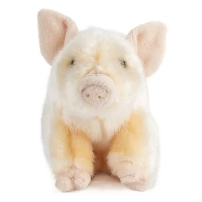 Peluche porcelet rose signée Living Nature