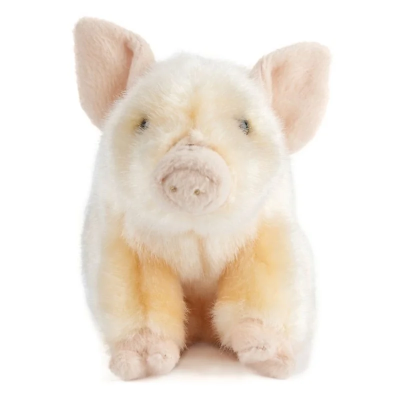 Peluche porcelet rose signée Living Nature