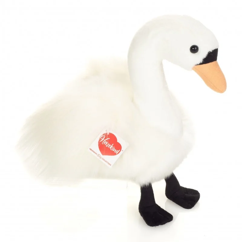 Peluche cygne - 25 cm signée Teddy Hermann