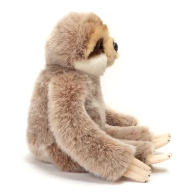 Peluche paresseux - 22 cm signée Teddy Hermann, vue de profil Peluche paresseux - 22 cm signée Teddy Hermann, vue de profil