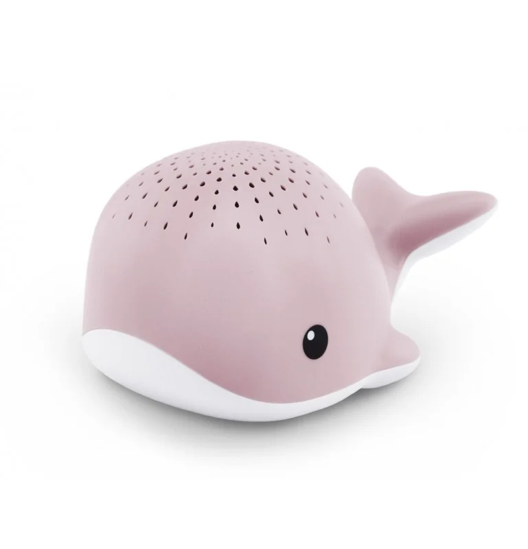 Veilleuse projecteur Wally la baleine rose de la marque Zazu