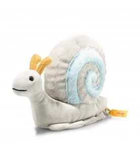 Peluche escargot Snailly multicolore - 20 cm signée Steiff