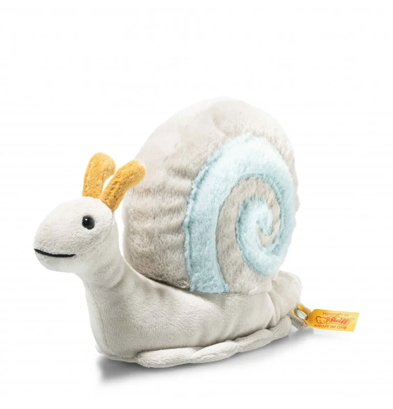 Peluche escargot Snailly multicolore - 20 cm signée Steiff Peluche escargot Snailly multicolore - 20 cm signée Steiff