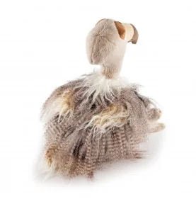 Peluche vautour "Heia Geyer" signée Sigikid, vue de dos Peluche vautour "Heia Geyer" signée Sigikid, vue de dos