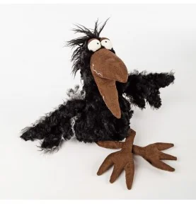 Peluche corbeau "July Jewels" signée Sigikid