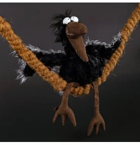 Peluche corbeau "July Jewels" signée Sigikid