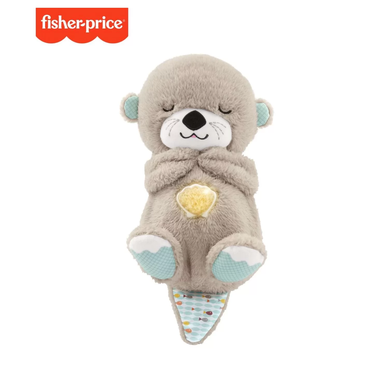 Loutre Qui Respire, Ma Loutre Calin Bonne Nuit, Qui Respire Peluche, Qui avec Lumières Musicales et Battements de Coeur pour Filles et Garçons (Rose