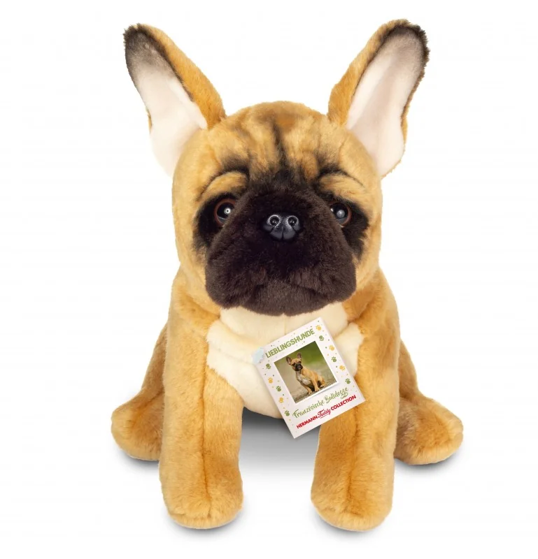 peluche Bouledogue français - 27 cm signée Teddy Hermann peluche Bouledogue français - 27 cm signée Teddy Hermann