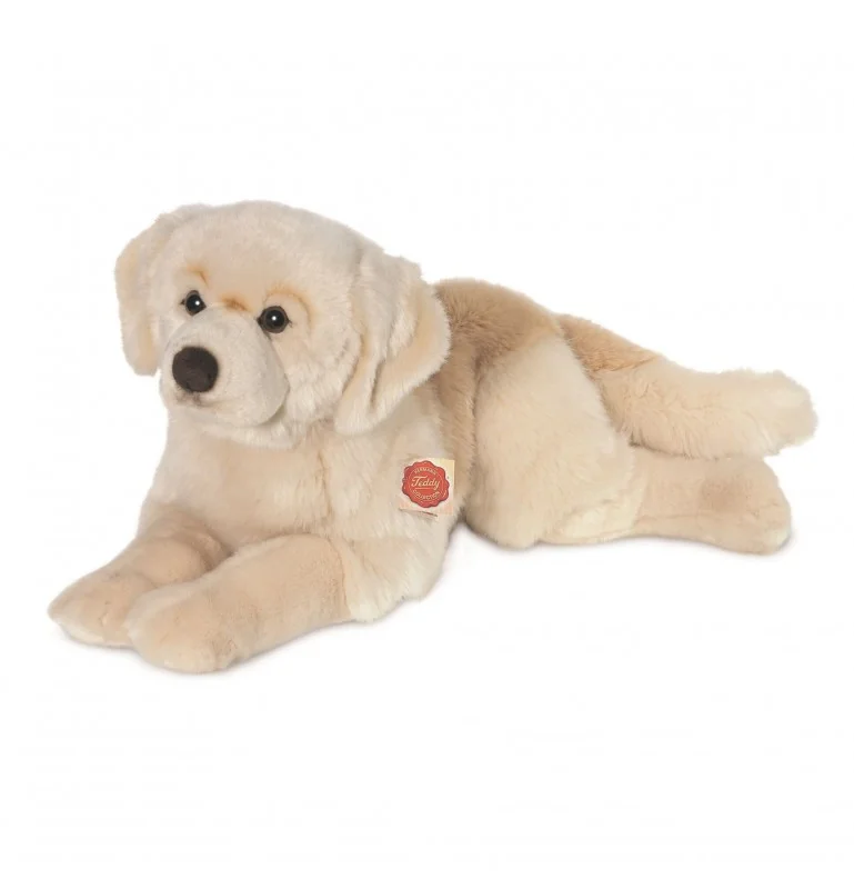 Peluche Golden Retriever couché - 60 cm signée Teddy Hermann Peluche Golden Retriever couché - 60 cm signée Teddy Hermann