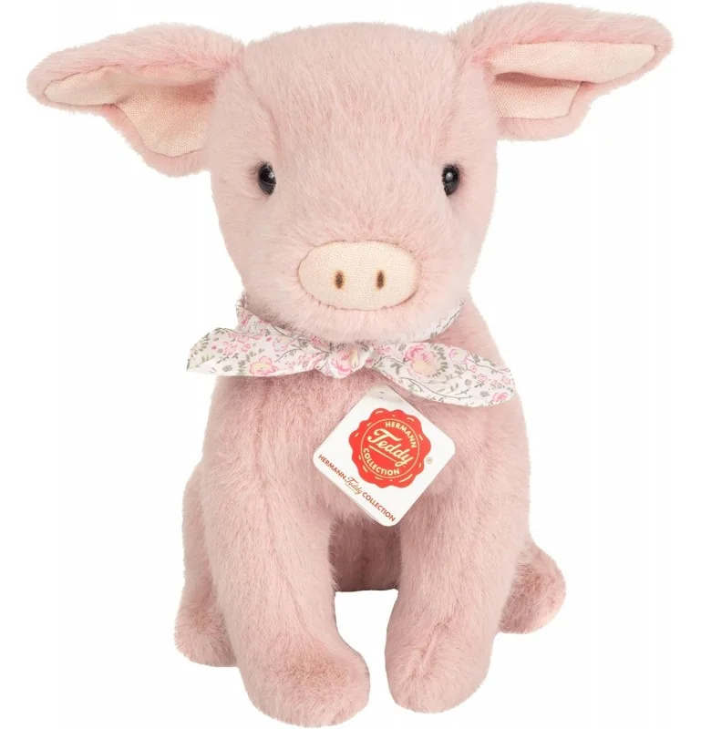 Peluche cochon Audrey - 23 cm signée Teddy Hermann Peluche cochon Audrey - 23 cm signée Teddy Hermann