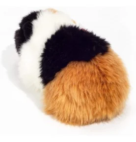Peluche cochon d'Inde tricolore - 20 cm signée Teddy Hermann, vue de dos