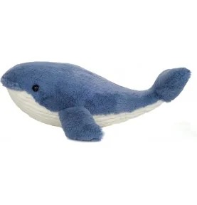 Peluche baleine Waltraud - 44 cm, vue de profil Peluche baleine Waltraud - 44 cm, vue de profil