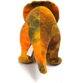 Peluche dinosaure tricératops - 42 cm signée Teddy Hermann, vue de dos Peluche dinosaure tricératops - 42 cm signée Teddy Hermann, vue de dos