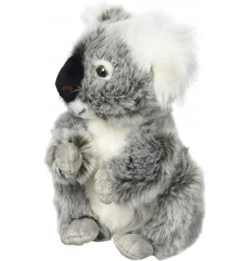 Peluche koala - 21 cm signée Teddy Hermann, vue de profil