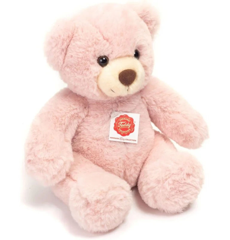 Ours en peluche vieux rose - 30 cm signé Teddy Hermann Ours en peluche vieux rose - 30 cm signé Teddy Hermann