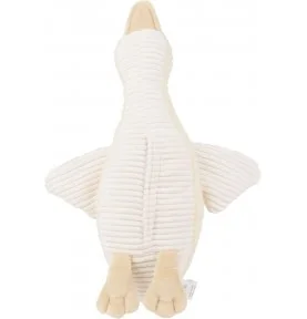 Peluche bruit blanc Liva l’oie beige rechargeable signée Flow Amsterdam, vue de dessous