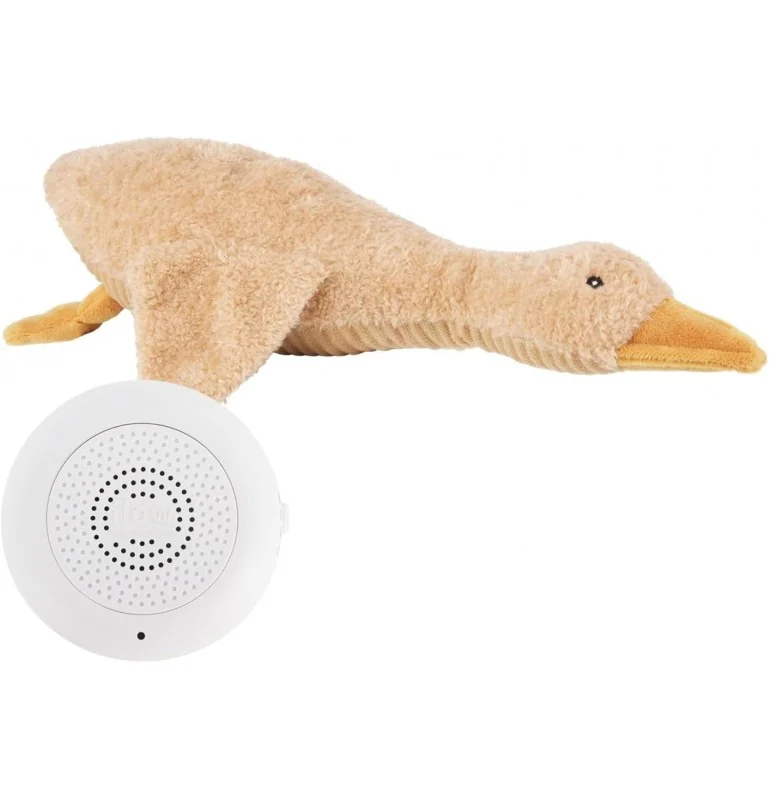 Peluche bruit blanc Liva l’oie marron rechargeable signée Flow Amsterdam Peluche bruit blanc Liva l’oie marron rechargeable signée Flow Amsterdam