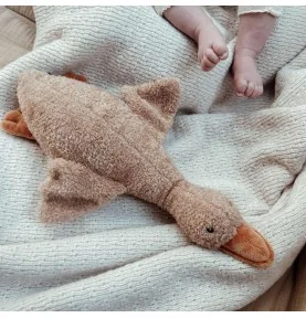 Peluche bruit blanc Liva l’oie marron rechargeable signée Flow Amsterdam Peluche bruit blanc Liva l’oie marron rechargeable signée Flow Amsterdam