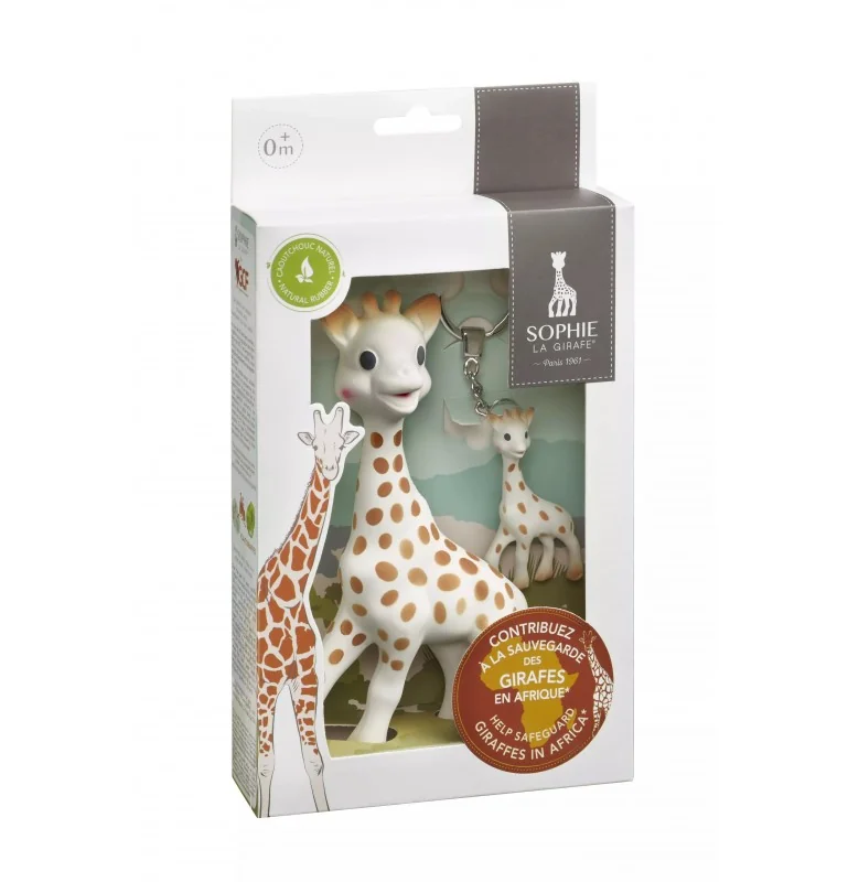 Coffret Sophie la girafe "Sauvegardons les girafes"