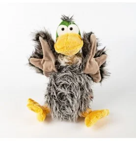 peluche canard "Gacko Gack" signée Sigikid, vue de face
