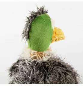 peluche canard "Gacko Gack" signée Sigikid, vue de dos
