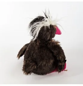 Peluche pingouin "Rock Hopper" signée Sigikid, vue de dos